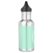 Licht Mint Green High End, gekleurd Waterfles (Links)
