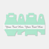 Licht Mint Green High-end gekleurde aanpassing Bedankdoosjes (Uitgevouwen)