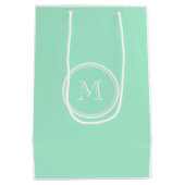 Licht Mint Green High-end gekleurde aanpassing Medium Cadeauzakje (Achterkant)