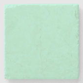 Licht Mint Green High-end gekleurde aanpassing Stenen Onderzetter (Voorkant)