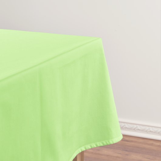 Licht mintgroene effen kleur tafelkleed (Voorbeeld)
