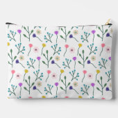 Licht Modern Bloemenpatroon Witte Ochtend Prachtig Etui (Achterkant)