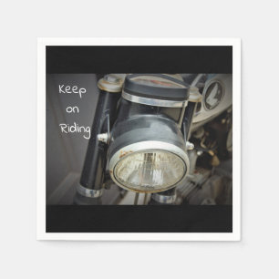 Licht motorfiets servet