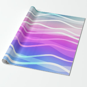 Licht multicolor, regenboog lay-out met platte lij cadeaupapier