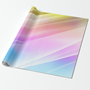 Licht Multicolor, Regenboog omslag met lange lijne Cadeaupapier