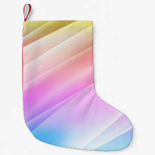Licht Multicolor, regenboogbedekking met beuglijne Kleine Kerstsok