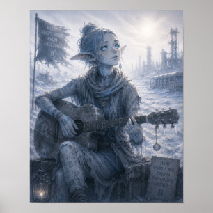 Licht / Muzikant / IJzige Wasteland Poster