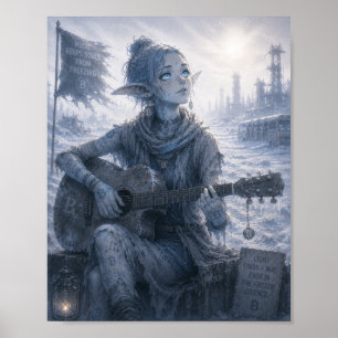 Licht / Muzikant / IJzige Wasteland Poster