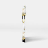 Licht naadloos met gouden sterren iPhone hoesje (Rechterkant)