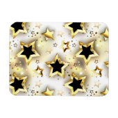 Licht naadloos met gouden sterren magneet (Horizontaal)