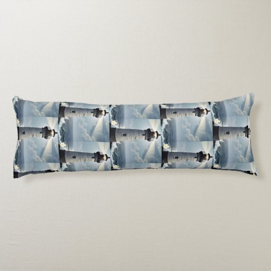 "Licht naar binnen leiden" Lichaamskussen (Achterkant)