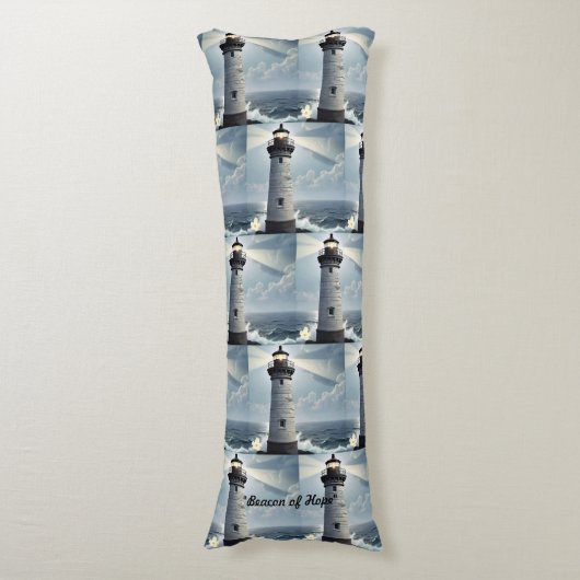 "Licht naar binnen leiden" Lichaamskussen (Voorkant Verticaal)