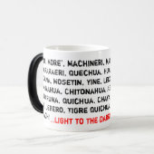 licht naar de donkere mok (Voorkant links)