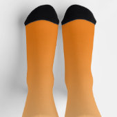 Licht naar Donker Oranje Gradiënt Sokken (Top)