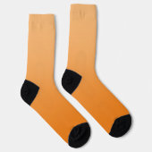 Licht naar Donker Oranje Gradiënt Sokken (Rechts)