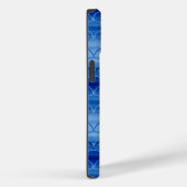 Licht naar donkerblauw gekleurd schaliepatroon Case-Mate iPhone case (Achterkant / Rechts)