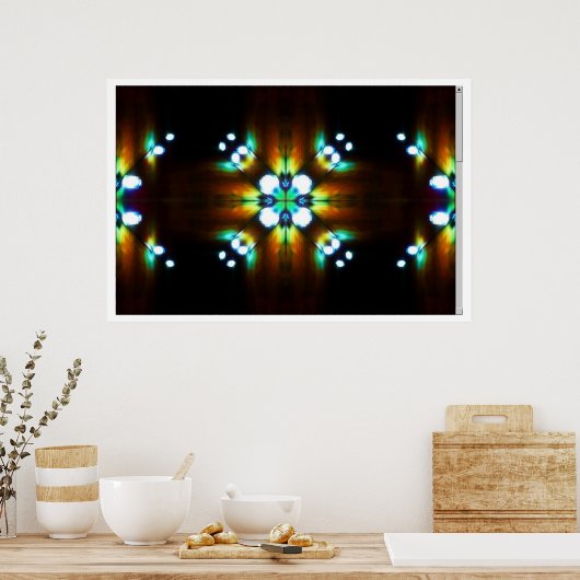 Licht - negatief poster (Keuken)