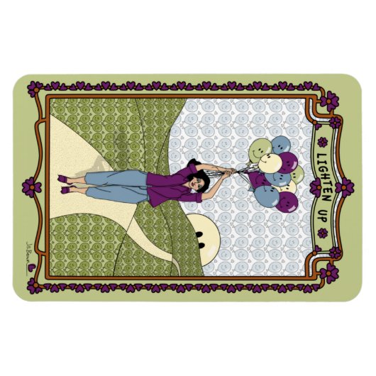 Licht omhoog_A_4x6 koelkast Magneet (Horizontaal)