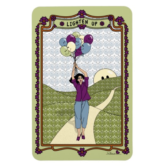 Licht omhoog_A_4x6 koelkast Magneet (Verticaal)