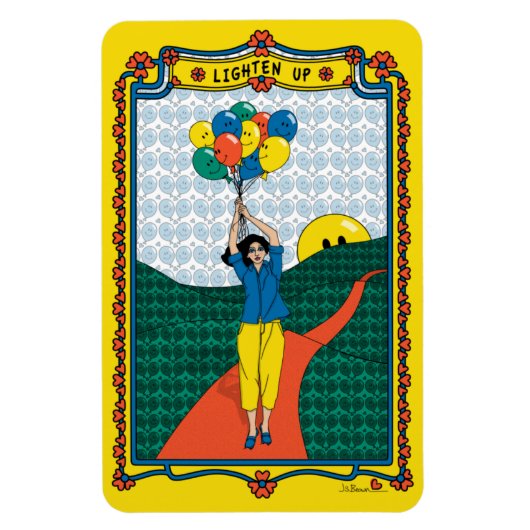 Licht omhoog_B_4x6 koelkast Magneet (Verticaal)