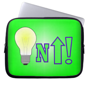 Licht omhoog! laptop sleeve