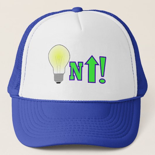 Licht omhoog! trucker pet (Voorkant)
