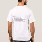 Licht onder de brug T-shirt (Achterkant)