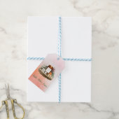 Licht Ontspan Geniet – Aanpasbare Kaarsverpakkings Cadeaulabel (Met Touw)