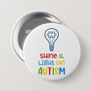 Licht op autisme Button weergeven