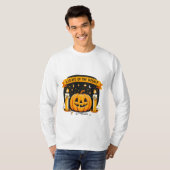 Licht op de nacht Halloween pompoen T-shirt (Voorkant volledig)