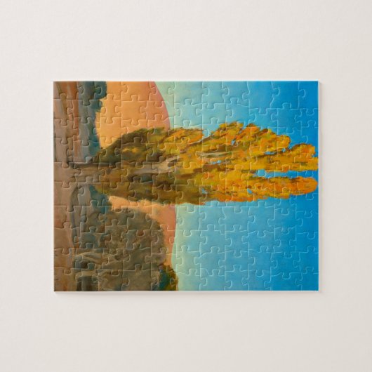 Licht op een populier door Maynard Dixon Legpuzzel (Horizontaal)
