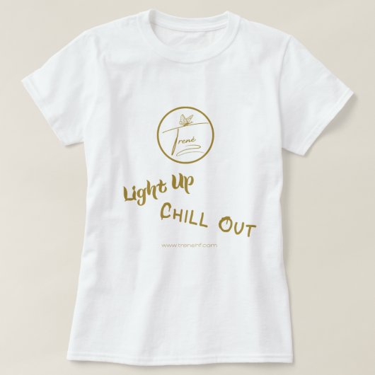 Licht op, koel het Shirt (Design voorkant)