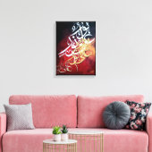 Licht op licht canvas afdruk (Insitu (Woonkamer))