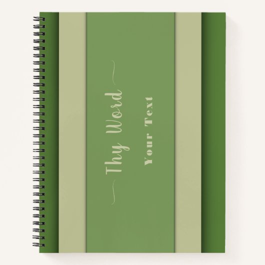 Licht op mijn groene pad notitieboek (Voorkant)