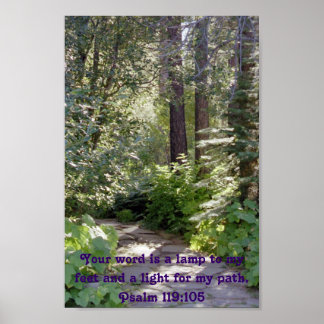 Licht op mijn pad poster