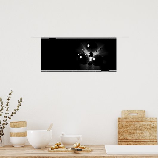 Licht: opnieuw ingesteld poster (Keuken)