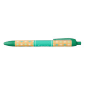 Licht Oranje Boho Retro Patroon Pen (Bovenkant)