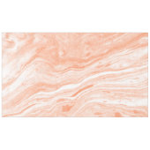 Licht Oranje en witte marmer Tafelkleed (Voorkant (Horizontaal))