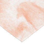 Licht Oranje en witte marmer Tafelkleed (Gekanteld)