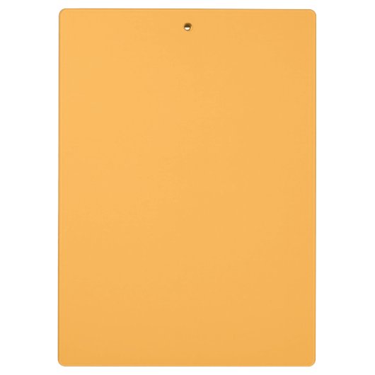 Licht Oranje Klembord Slank en Functioneel (Achterkant)