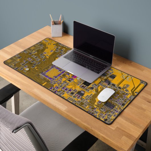 Licht oranje PCB-printplaatontwerp voor IT-profess Bureaumat (Kantoor 2)