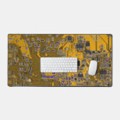 Licht oranje PCB-printplaatontwerp voor IT-profess Bureaumat (Keyboard & Muis)
