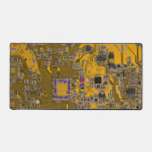 Licht oranje PCB-printplaatontwerp voor IT-profess Bureaumat (Voorkant)