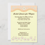 Licht Oranje Vrijgezellenfeest met zes petaalventi Kaart (Voorkant)