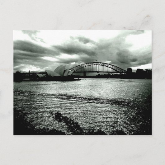 Licht over de haven briefkaart (Voorkant)