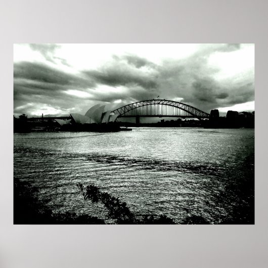 Licht over de haven poster (Voorkant)