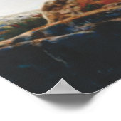 Licht overdrijft donkere kleuren I 14x11 Poster (Hoek)