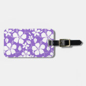 LICHT PAARS BAGAGELABEL VAN HAWAÏAN HULA (Voorkant horizontaal)