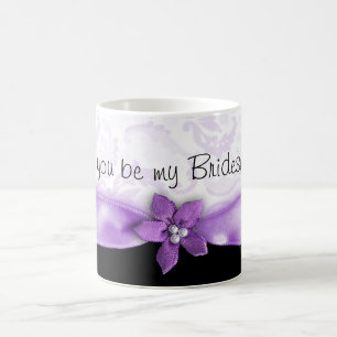 Licht paars... ben je mijn Bridesmaid koffiemok? Koffiemok