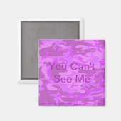 Licht Paars Camouflage Magneet (Voorkant / Achterkant)